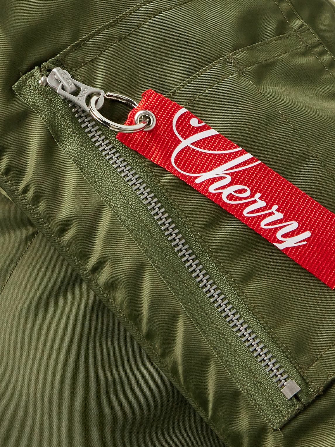 Cherry Los Angeles - Logo-Appliquéd Nylon Bomber Jacket