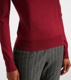 Carolina Herrera Turtleneck virgin wool and silk sweater