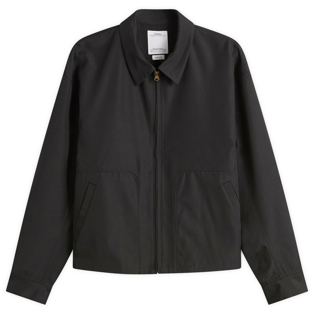Visvim Men's Somer Zip Through Blouson in Black Visvim