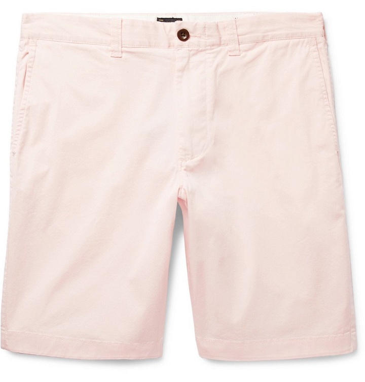 Photo: J.Crew - Stanton Slim-Fit Stretch-Cotton Twill Shorts - Men - Pink