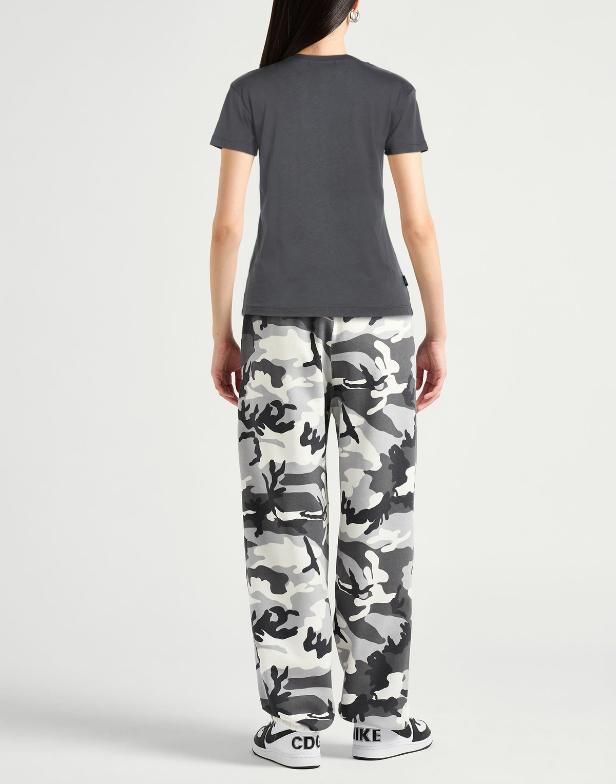 Shoe Womens T-shirt in Charcoal