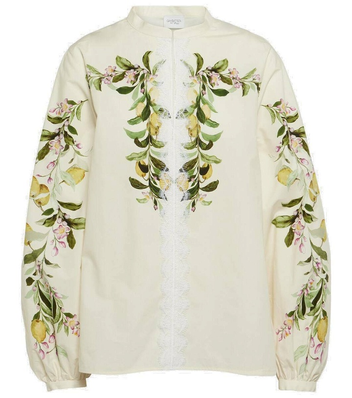 Photo: Giambattista Valli Embroidered cotton blouse