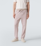 Brioni Cotton-blend sweatpants