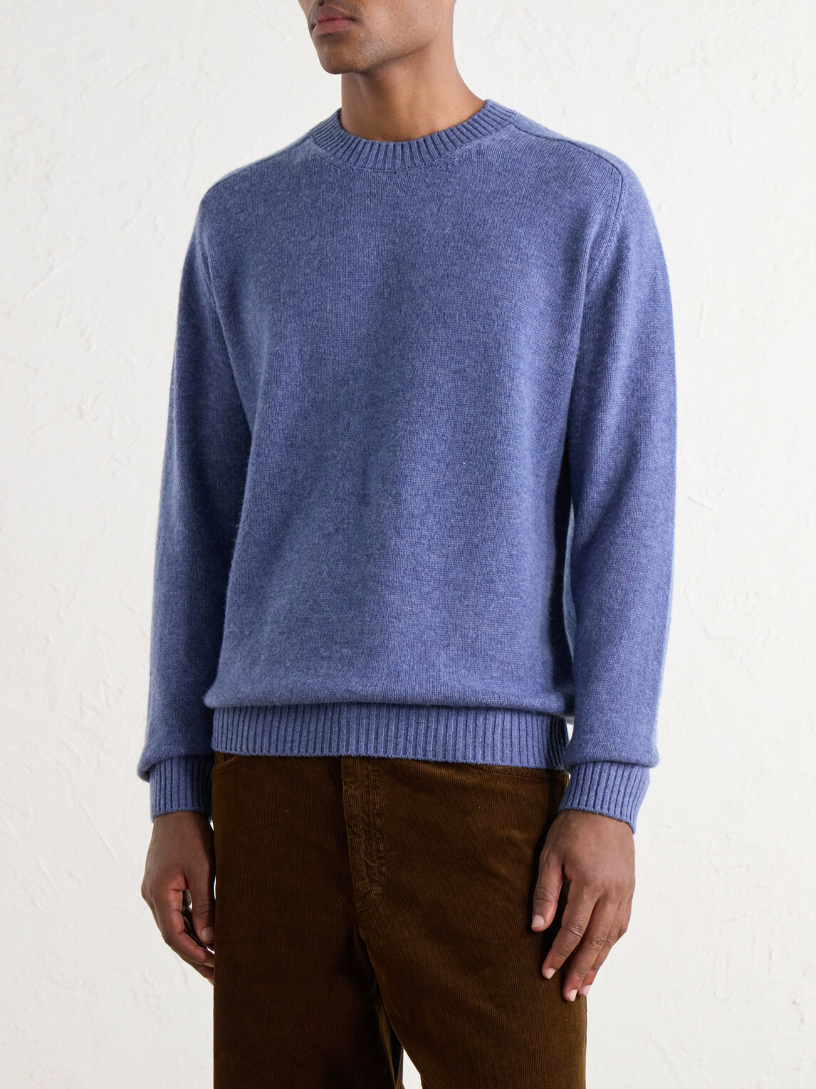 Boglioli - Virgin Wool and Cashmere-Blend Sweater - Blue