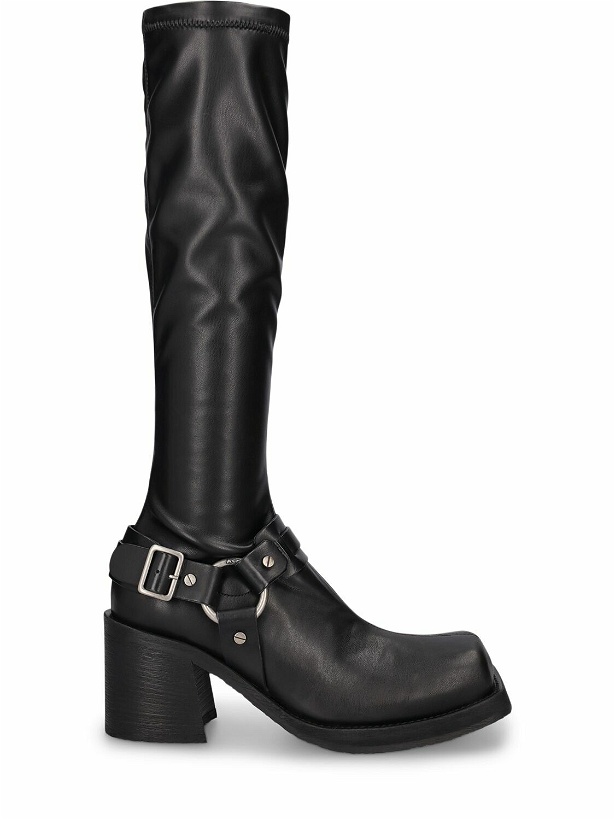 Photo: ACNE STUDIOS 80mm Balius Faux Leather Tall Boots