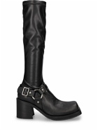 ACNE STUDIOS 80mm Balius Faux Leather Tall Boots