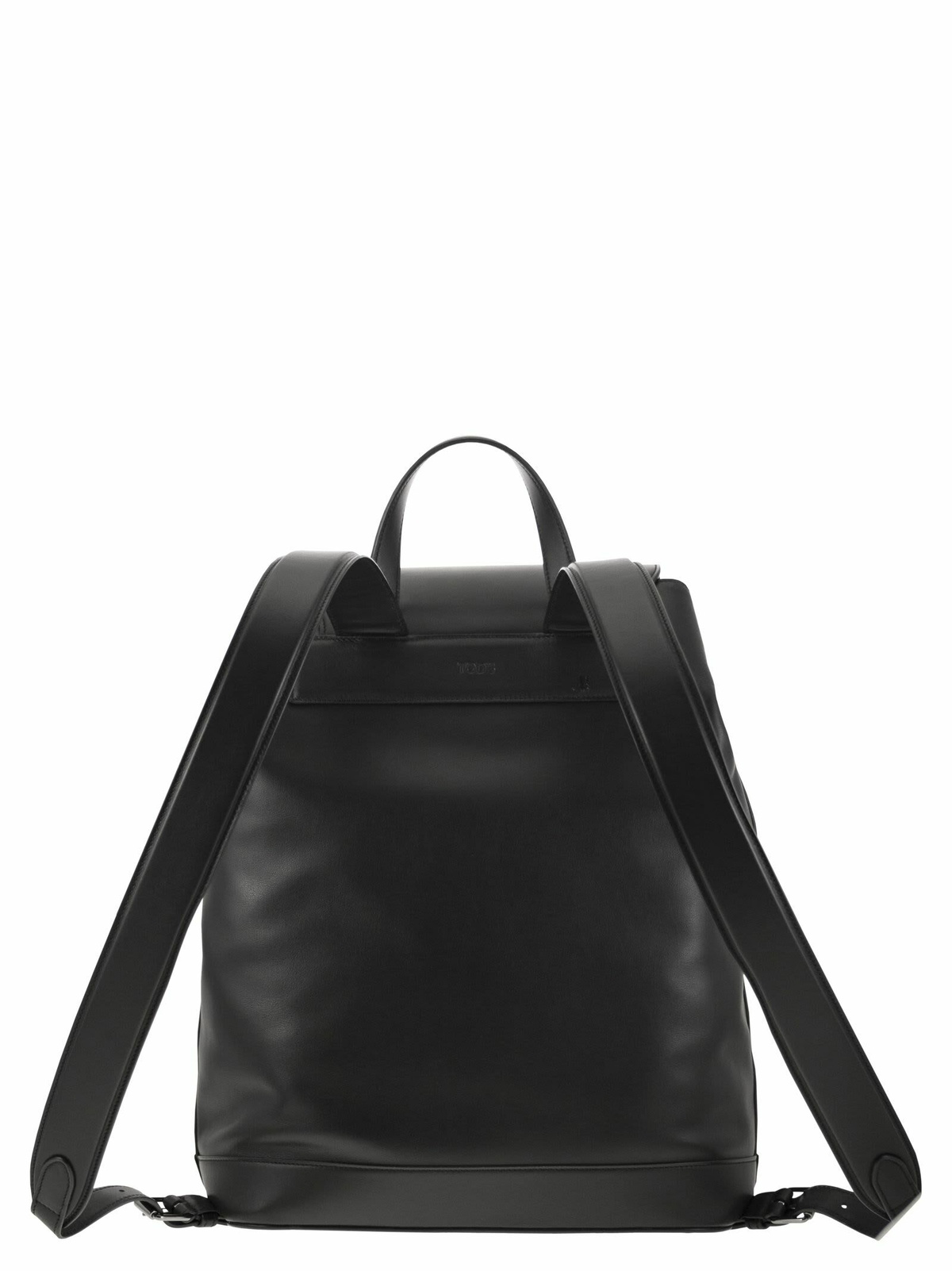 【送料&関税込】Tod's Zaino T Timeless Backpack Man BLACK T Timeless Backpack in Leather Medium