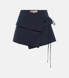 Aya Muse - Eury wool-blend miniskirt
