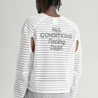 Nike Men's ACG Rapidair Long Sleeve in White/Reflective Silver
