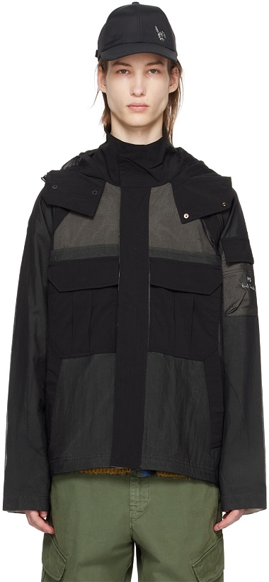 Photo: PS by Paul Smith Black Hooded Jacket