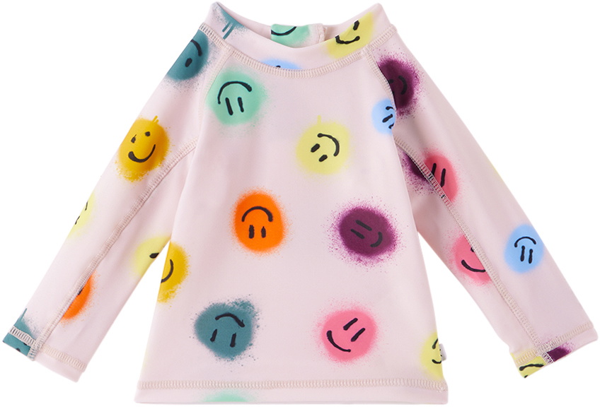 Molo Baby Pink Nemo Swim Top