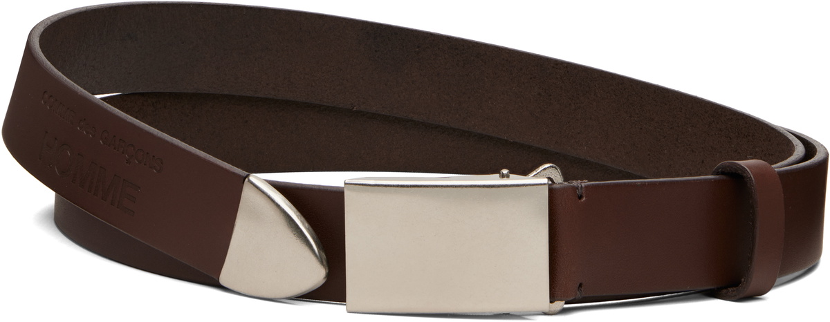 Comme des Garçons Homme Black Steer Oil Smooth 30Mm Belt Comme des