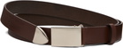 Comme des Garçons Homme Brown Steer Oil Smooth 30 MM Belt