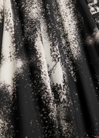 High Prelude Printed Stretch-polyamide Midi Dress Black