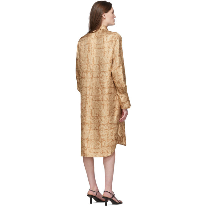 The Row Brown Silk Sonia Dress The Row