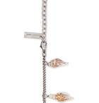 SAINT LAURENT - Silver-Tone and Shell Bracelet - Silver