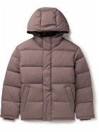 NN07 - Matthew 8245 Quilted Padded Recycled-Shell Hooded Jacket - Purple