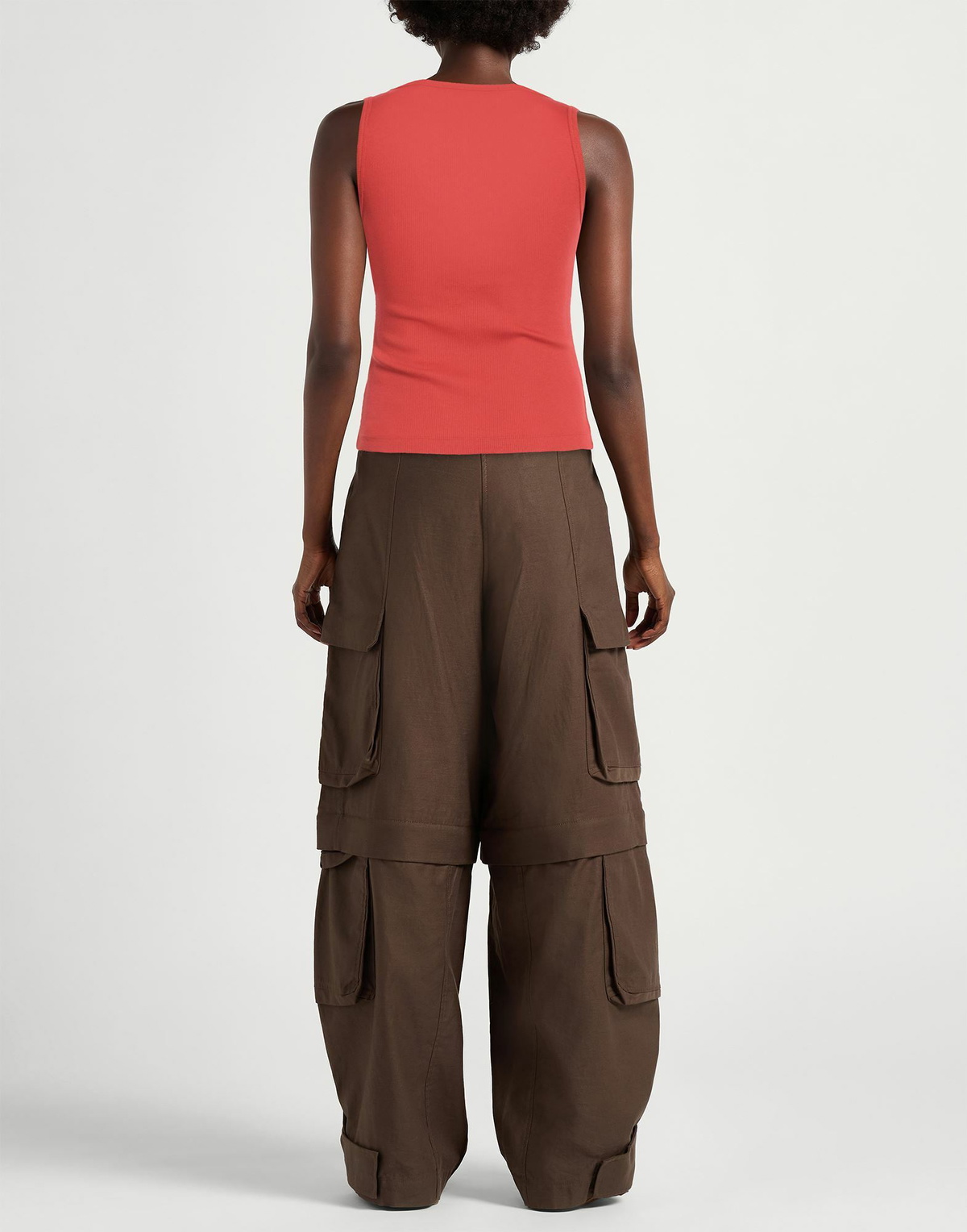Karl Lagerfeld Womens Tank top Rust