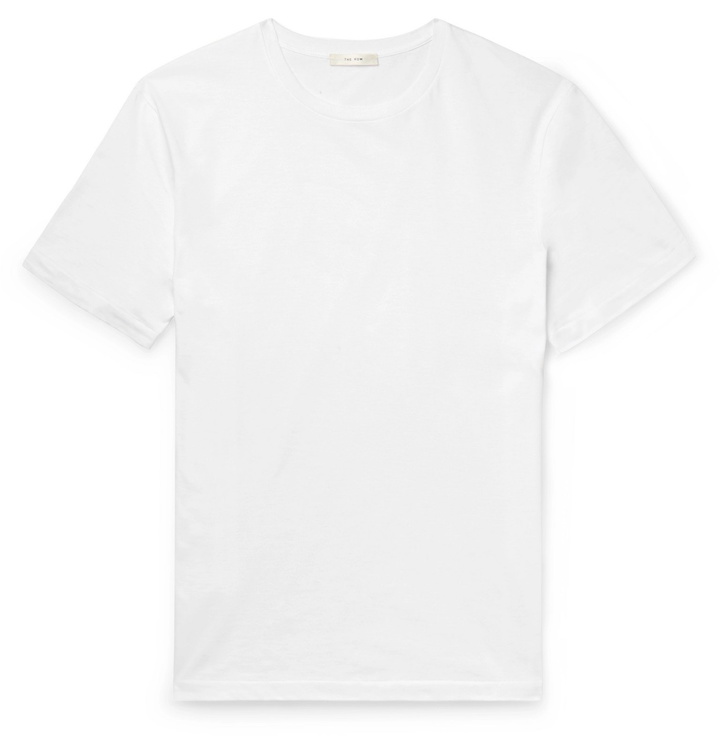 Photo: The Row - Luke Cotton-Jersey T-Shirt - White