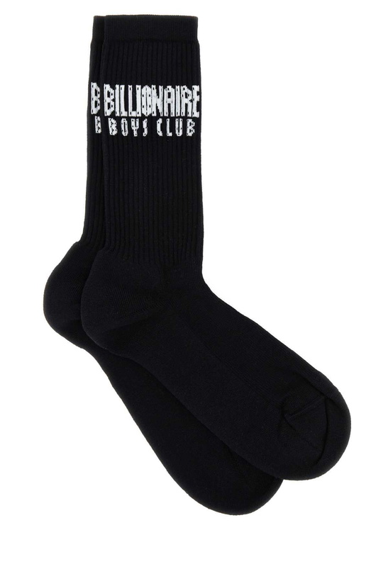 Photo: Billionaire Boys Club Black Stretch Cotton Blend Socks