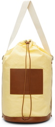 Jil Sander Yellow Drawstring Shoulder Pouch