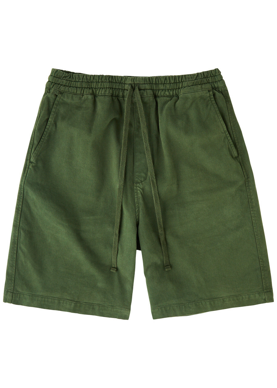Carhartt Wip Floyd Stretch-cotton Shorts Dark Green