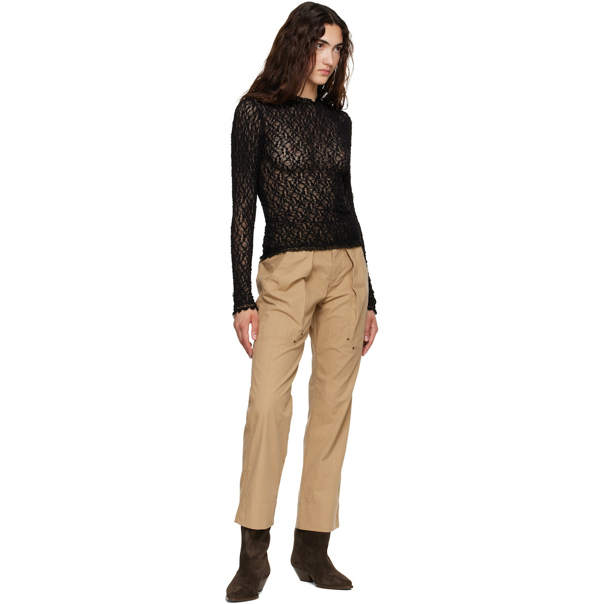 Isabel Marant Black Brany Top