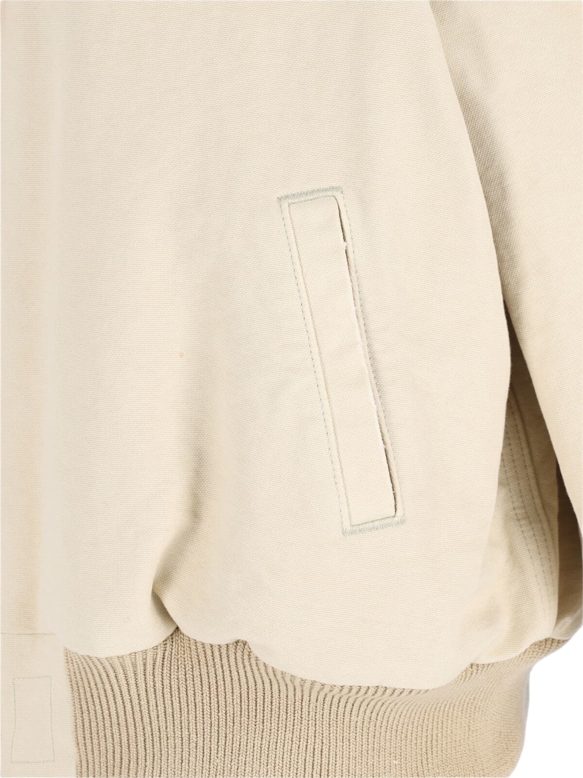 専用16ss「MAISON MARGIELA」Coated Linen Zip Maison Margiela four Stitches Zip Jacket Maison Margiela