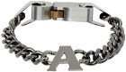 1017 ALYX 9SM Silver Charm Buckle Bracelet