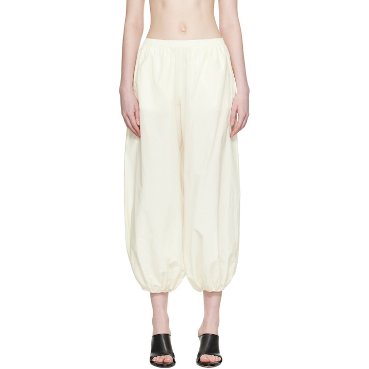 Photo: Loulou de Saison Off-White Almaya Cocoon Trousers