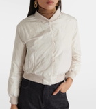 Max Mara The Cube Bsoft reversible bomber jacket