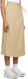 Snow Peak Beige Wrap Trousers