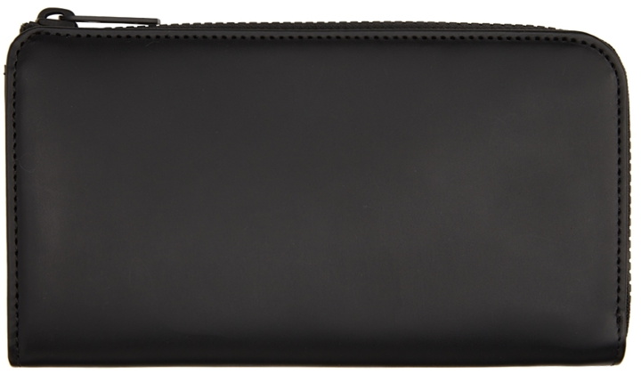 Photo: Maison Margiela Black Large Zip-Around Wallet