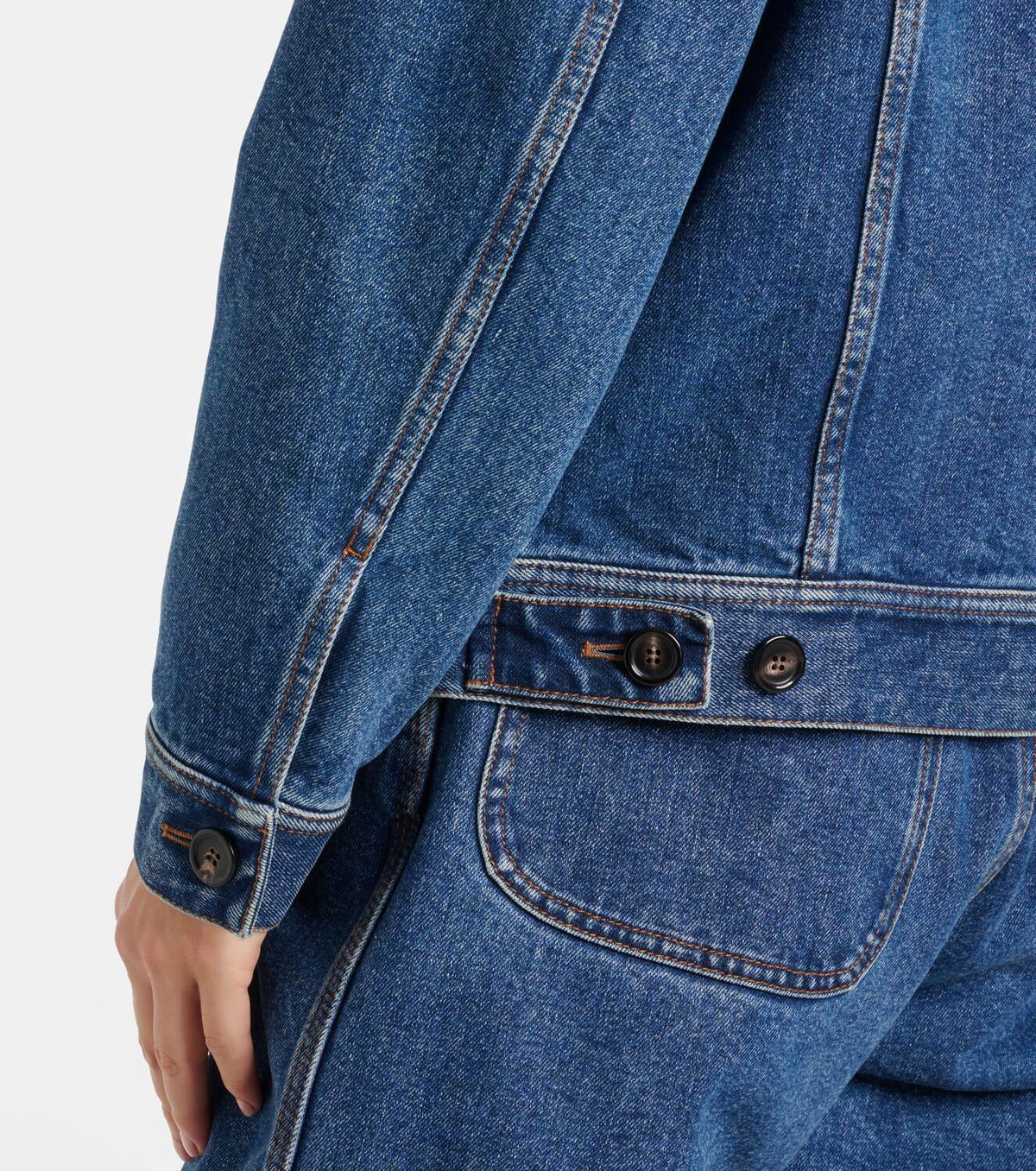 Loro Piana Tulus cotton and silk denim jacket