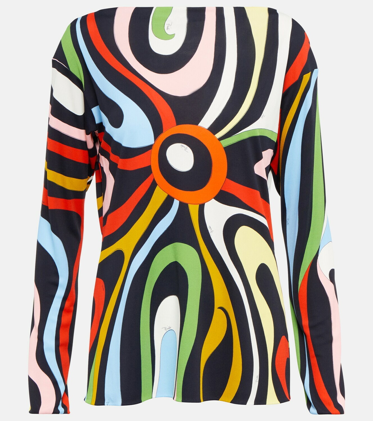 Pucci - Printed jersey blouse Emilio Pucci