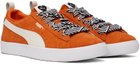 AMI Alexandre Mattiussi Orange Puma Edition VTG Sneakers