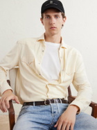 Brunello Cucinelli - Logo-Embroidered Leather-Trimmed Cotton-Twill Baseball Cap - Black