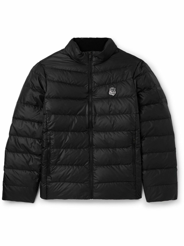 Photo: Maison Kitsuné - Logo-Embroidered Quilted Padded Shell Down Golf Jacket - Black