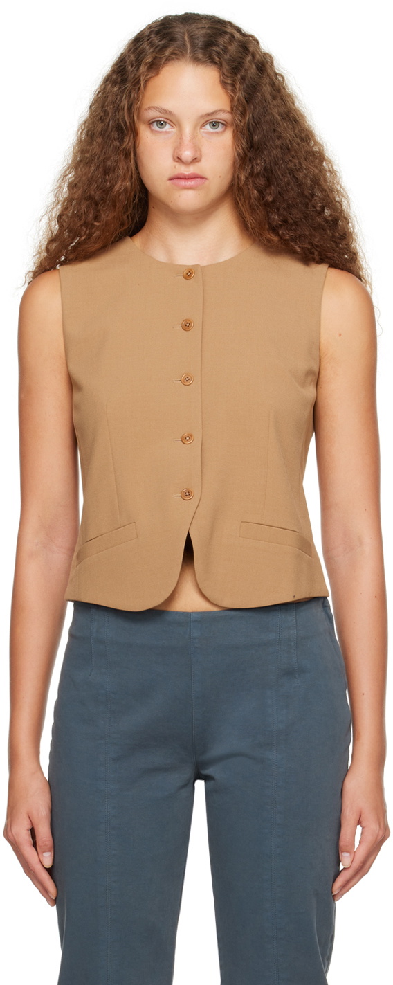 Beaufille Tan Rubens Vest