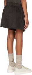 Essentials Kids Gray Drawstring Shorts