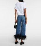 Miu Miu Logo cotton jersey T-shirt