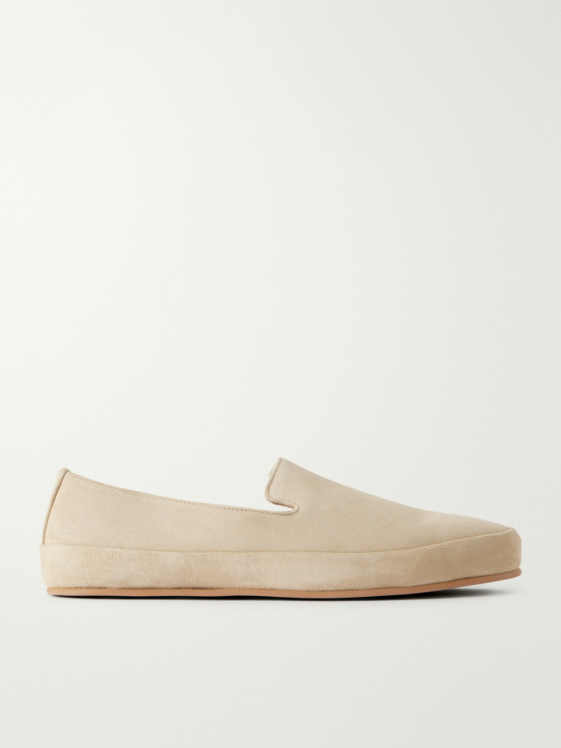 Mulo - Evening Suede Loafers - Neutrals