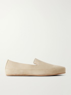 Mulo - Evening Suede Loafers - Neutrals