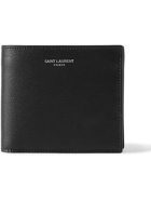 SAINT LAURENT - Pebble-Grain Leather Billfold Wallet