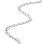 Maria Black - Carlo Rhodium-Plated Sterling Silver Chain Necklace - Silver