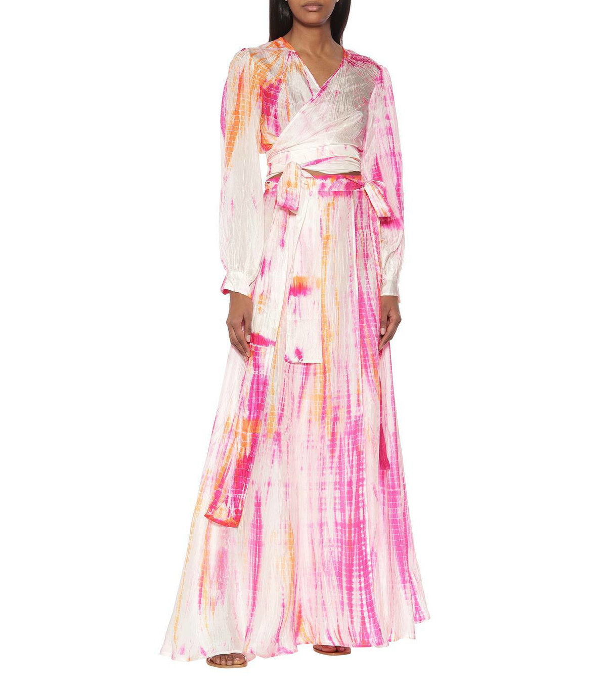 Anna Kosturova Tie-dye silk blouse