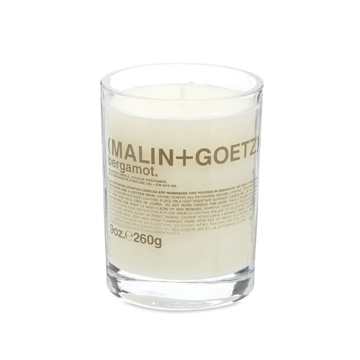 Photo: Malin + Goetz Table Candle in Bergamot 260g
