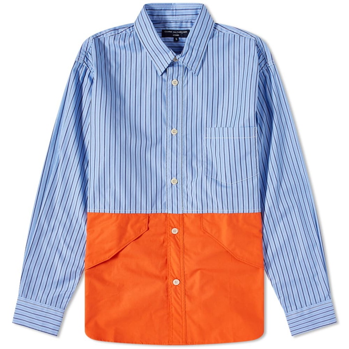 Photo: Comme des Garçons Homme Nylon Hem Striped Shirt