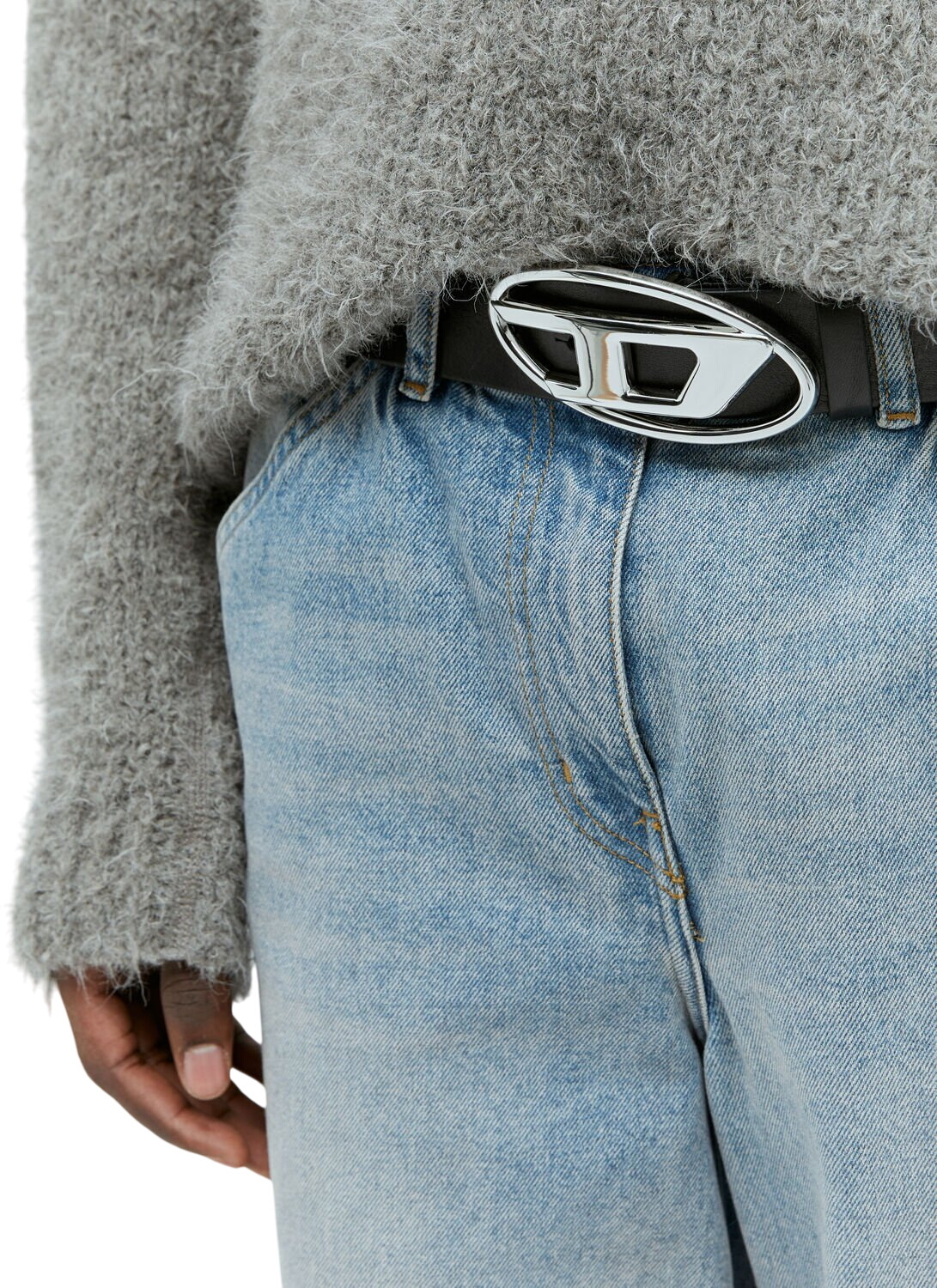 DIESEL HOSHIエディション B-Mitcharm チェーンベルト Diesel Bチャーム チェーンベルト | シルバートーン | FARFETCH JP