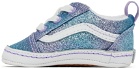 Vans Baby Purple & Blue Old Skool Crib Sneakers